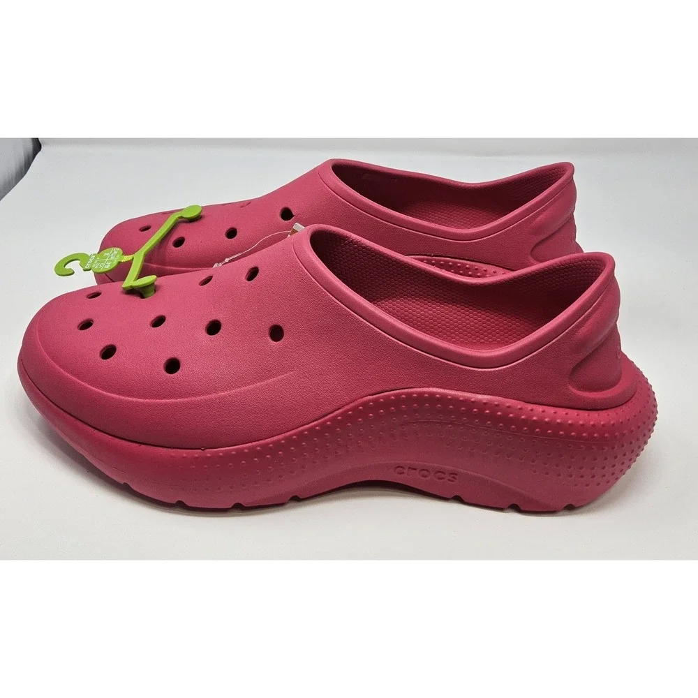 Crocs Shoes Clogs‎ Mens 13 NEW Classic Sneaker Dragon Fruit Pink Platform Chunky